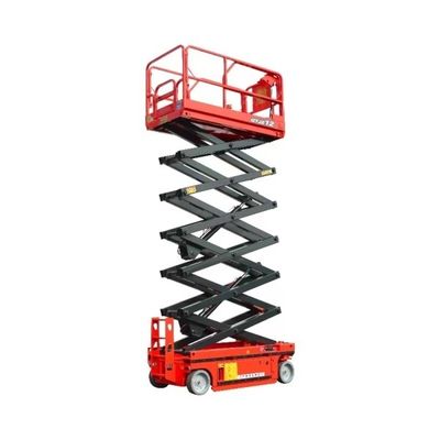 OEM 12M Electric Scissor Lift Machine GTJZ12 Hydraulic Self Propelled Battery Powered